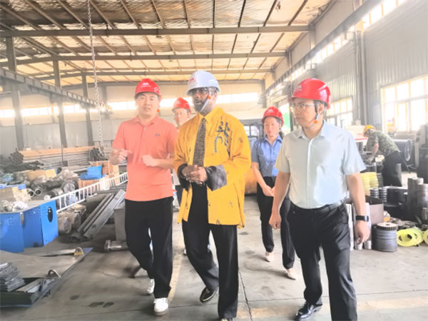跨國(guó)界，筑橋梁丨熱烈歡迎非洲客戶到高飛股份參觀考察